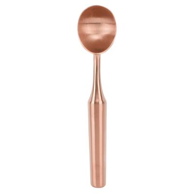 304 Stainless Steel Ice Cream Scoop Long Handle Fruit Ice Cream Ball Spoon Melon Baller Rose Gold