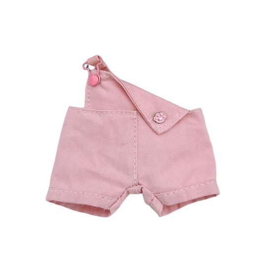 

Baby Doll Clothes Set 17cm Doll Fisherman Hat & Overalls Set Playtime Doll Outfit Display Doll Clothing розовый