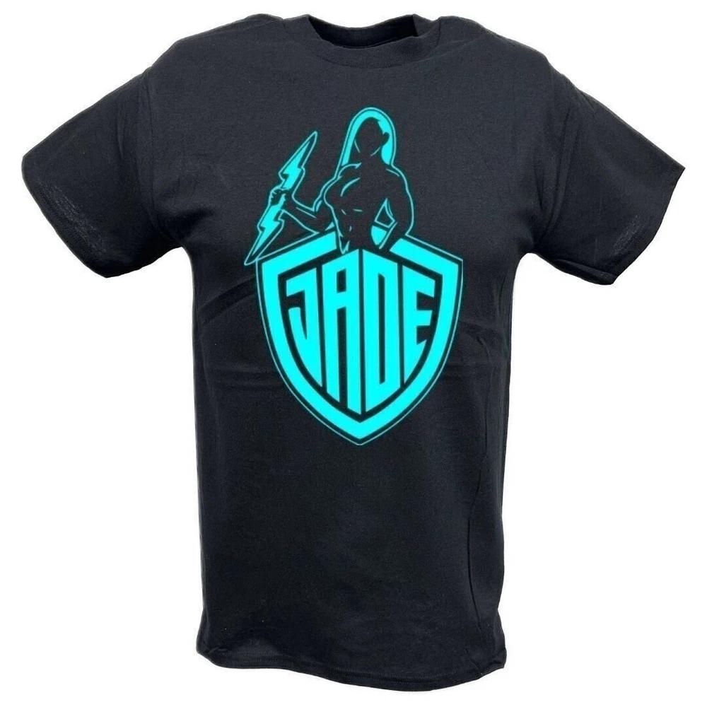 Jade Cargill Blue Logo Black Tshirt S