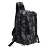 Fishing Sling Bag with Rod Holder Nylon Rainproof Lightweight Fishing Tackle Storage Backpack for Outdoor Fishing Gears