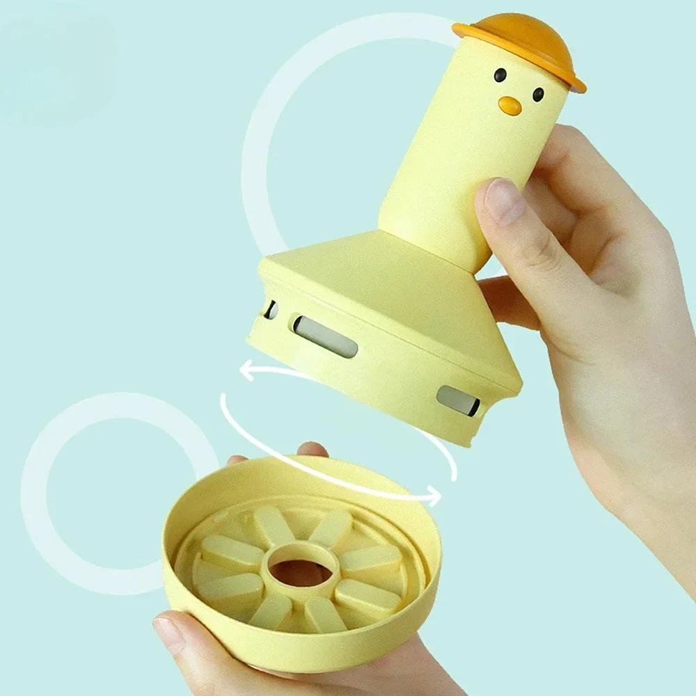 Desktop Vacuum Cleaner Creative and Fun Mini Cartoon Cute Portable Children To Clean Keyboards and Paper Scraps Vacuum Cleaner