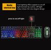 Redikai 832 USB Keyboard and Mouse Set - Luminous Gaming Kit with Colorful Backlight