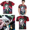 Stylish Red Joker T-shirt Unisex Fit With Full 3d Printing