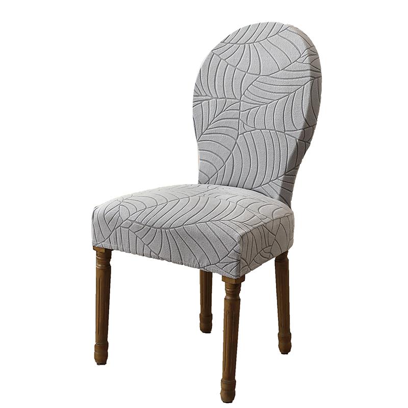 1/4Pcs European Round Backrest Chair Cover Elastic Dining Chair Slipcover Dust-Proof Furniture Protector For Home Wedding Decor