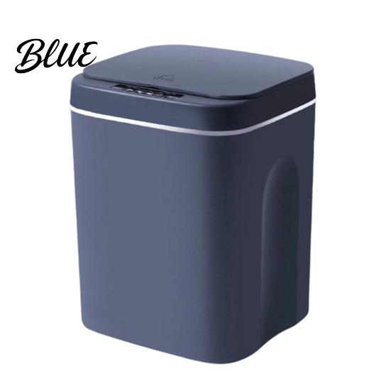 Automatic Lid Kitchen Bin Trash Can Touchless Waste 12L 14L 16L Capacity Waterproof Motion Slim Square for Bedroom Sensor Garbage Can with Bathroom,