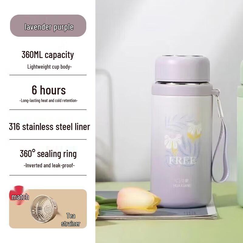 HOAOR HX5188-3 Mini Portable Stainless Steel Insulated Water Bottle