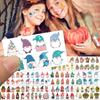 10sheets Cartoon Garden Elf Tattoo Stickers For Hand Face Body Temporary Decorative Tattoo Stickers Kids Festival Party Supplies
