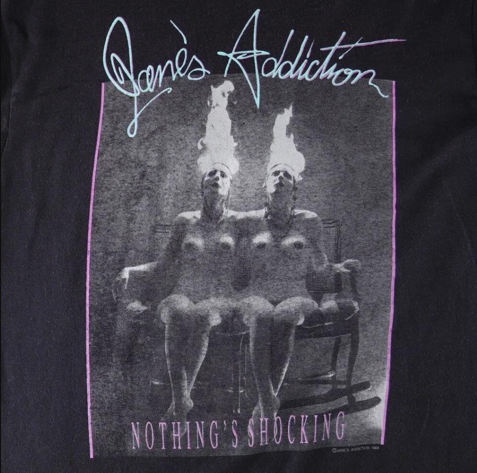 1988 Jane s Addiction Nothing s Shocking Shirt Black men All size M