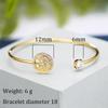 Europese en Amerikaanse Stijl Eenvoudige Delicatesse Ingelegd Zirkonia Levensboom Armband Elegantie voor Vrouwen Open Monden Armband Feest Sieraden