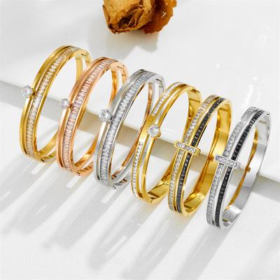 Fashion Open Bracelet European and American High Commuter Temperament Geometric Jewelry Women
