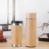 Bamboo Thermos Insulated Mug 304 Stainless Steel Office Cup Coffee Cup Travel Cup  Office