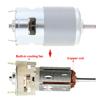 795 DC 12V 10000RPM Motor cu rulment cu bile dublu de mare viteza pentru pulverizator/pompa de spalat auto