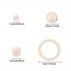 5/10/20 wooden beads, creatively personalized production of perforated wooden beads, various wooden beads, wooden beads, and wooden rings