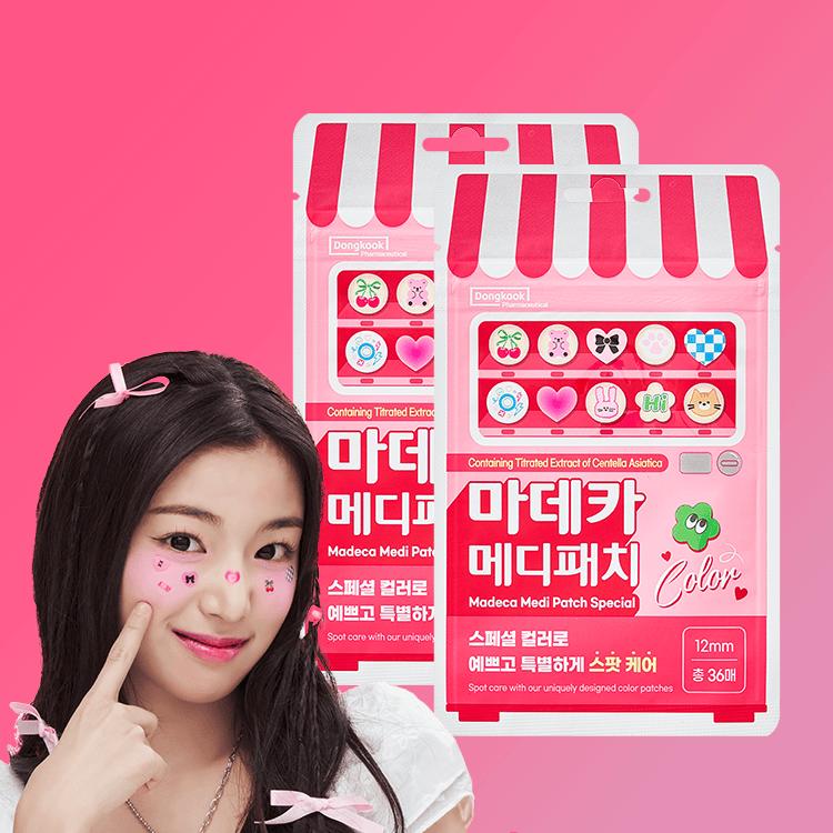 

Madeca Medipatch Special Color Patches 36 Sheets x 2 Packs