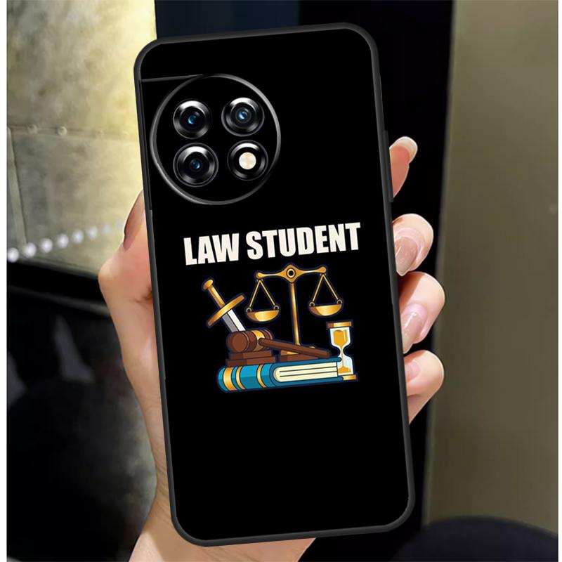 Law Lawyer Judge Justice Cover For OnePlus Nord 3 2 CE 4 Lite N20 N10 N30 OnePlus 8T 10T 13 13R 12 12R 11 10 Pro Case