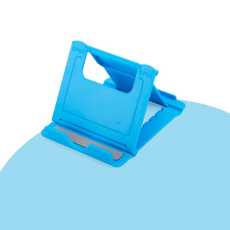 

Складная настольная подставка для телефона и планшета с пользовательским ЛОГОТИПОМ Bare синий