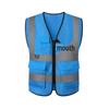 Reflective Logo Safety Vest - Breathable Summer Construction & Volunteer Gear
