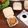 Disposable Clamshell To Go Boxes,Compostable Biodegradable Clamshells Takeout Containers with Lids,Microwavable Container