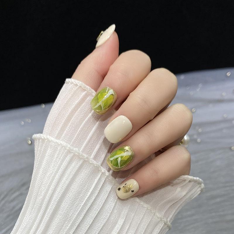Experience The Beauty Of Handcrafted Jade Lake Nail Art Unique Patterns And High Quality
