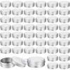 30pcs Screw Top Round Tins 2oz Aluminum Container Cans with Screw Lid Durable Aluminum Construction for Lotion Bars Balm Crafts