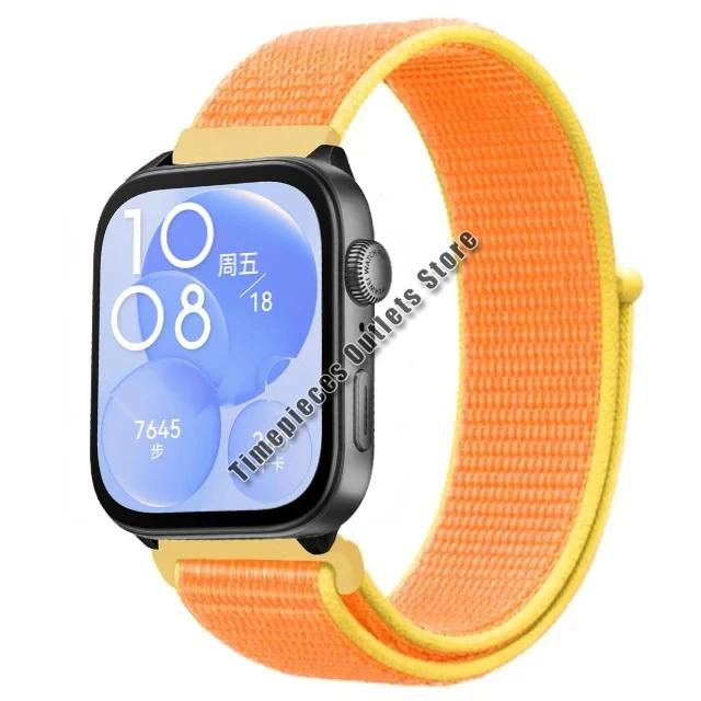 Nylon Loop Strap For Huawei Watch Fit 3 Sport Breathable Replacement Bracelet Wristband For Huawei Watch Fit 3 Belt Accessories
