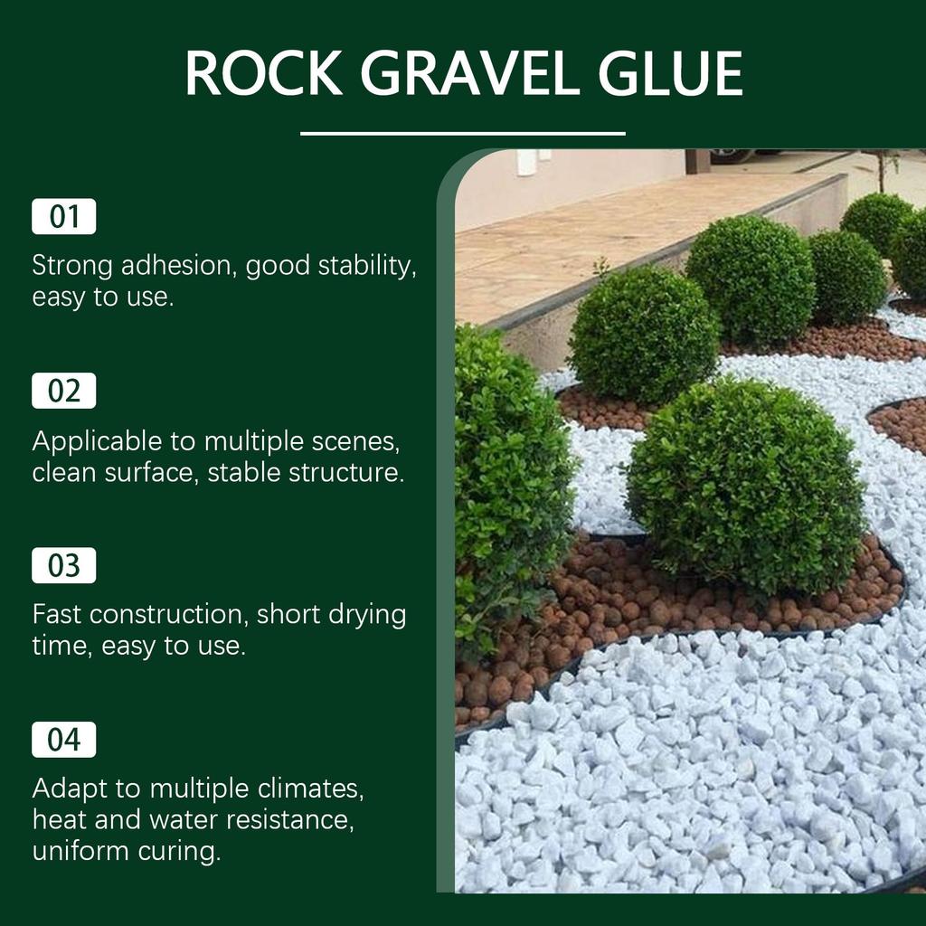Garden Gravel Adhesive Covering Gravel Adhesive Is Suitable For Outdoor Sidewalks, Courtyards And Driveways,100ml