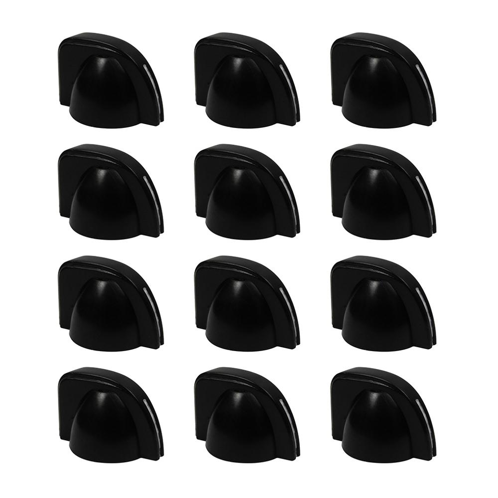 NEW 12PCS Mini Chicken Head Knobs Guitar Amp Amplifier Effect Pedal Knobs Red/Black/White Color Choose