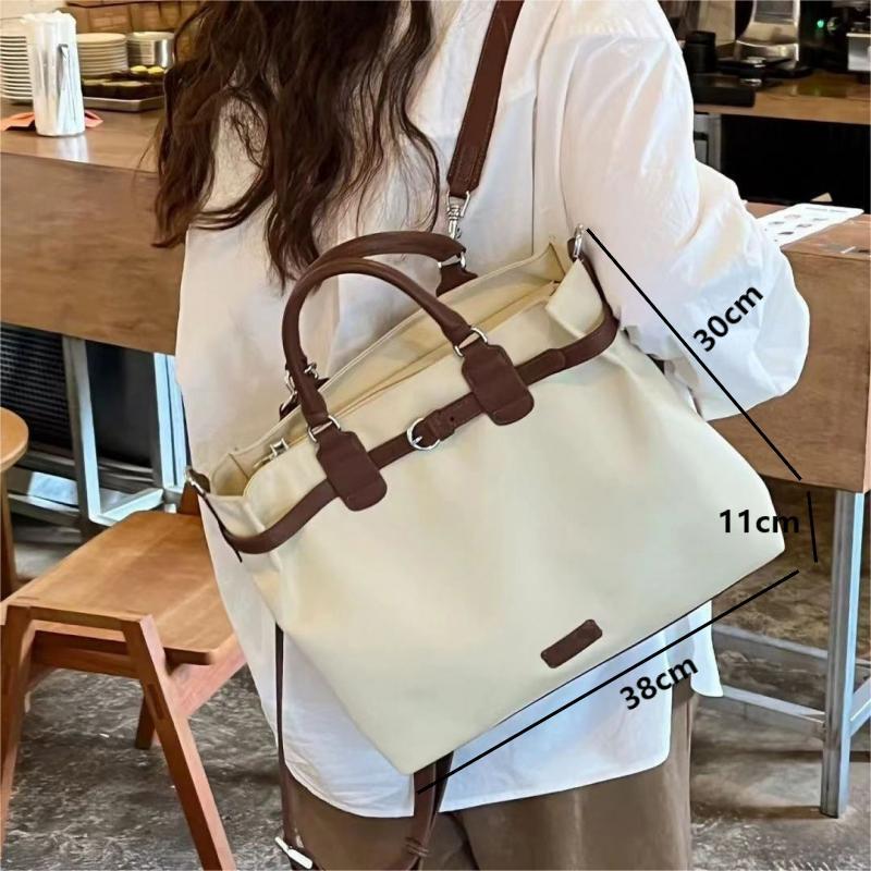 Simple Female Backpack Casual Soft Leather Crossbody Bag Fashion Handbags Commuter Large Capacity Tote Bags For Women  New