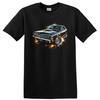 1967 Mercury Cougar Old Car T Shirt Classic Muscle Car Artwork Tee