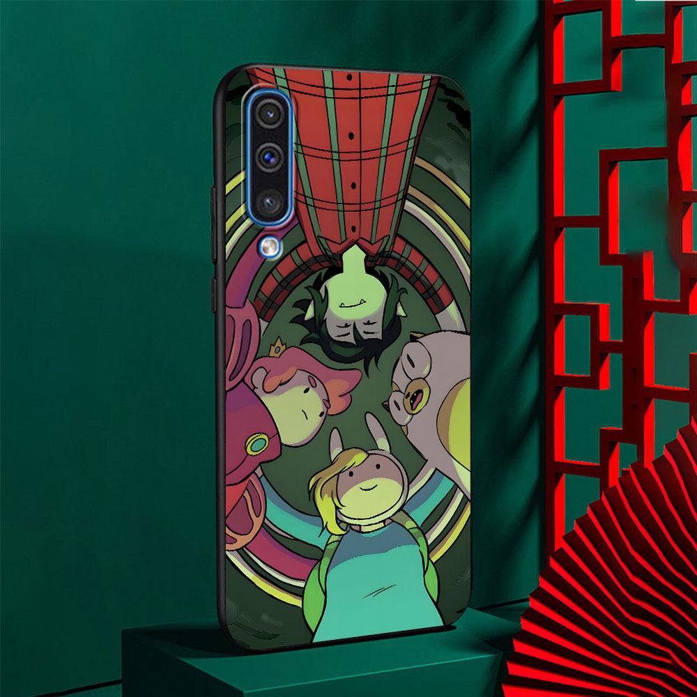 Fionna Cake Case for Samsung Galaxy A03 A04s A20 A30 A20e A70 A70s A50 A40 A30s A50s A20s A10s A10 A04 TPU Black Phone Cover