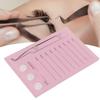 3 In 1 Eyelash Extension Holder 7 To 15mm Clear Scale Acrylic Eyelash Extension Display Tray