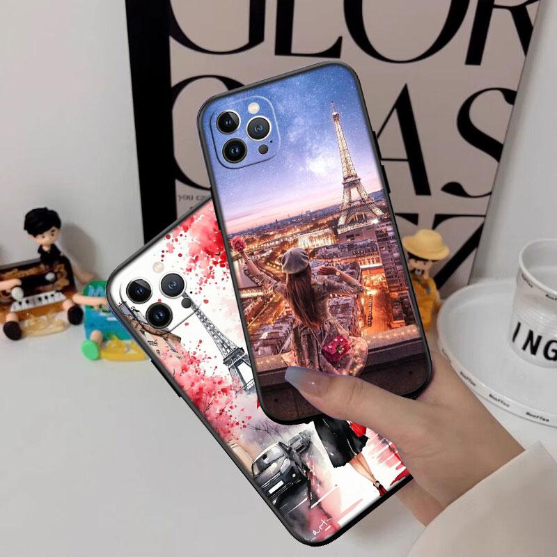 IK52 Paris Eiffel tower New High-End Shell Phone Case for OPPO A3 Pro A72 A74 A76 A77 A77S A78 A79 A94 A95 A18 A40M A58