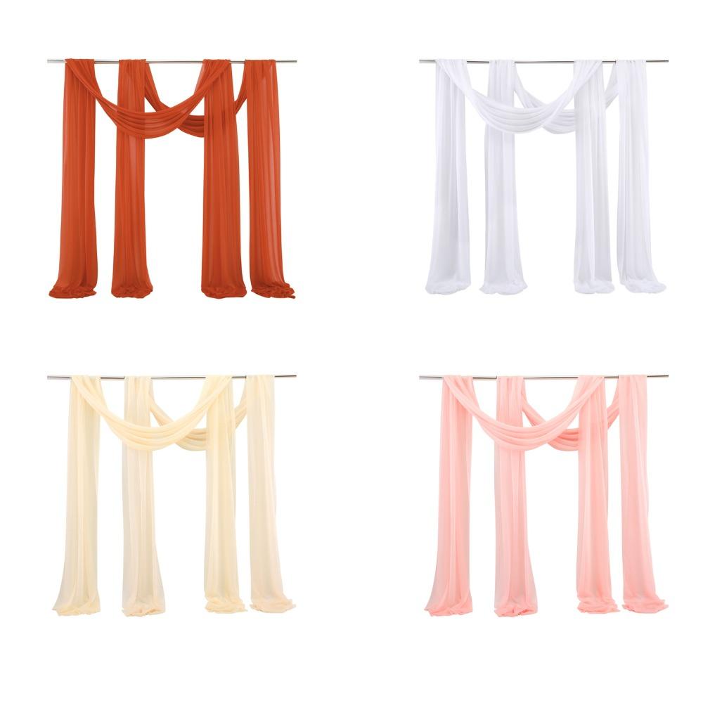 2 Panels 29.53 X 236.22 In Wedding Arch Drapes Event Background Curtain Birthday Party