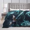 Muichiro Tokito Anime Warm Soft Blanket  Travel Office Plush Bedding Throws Funny Couch Chair Flannel Bedspread Sofa Bed Cover