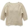 Spring & Autumn Women's Sequin Backless Knit Sweater with Five-Point Sleeves