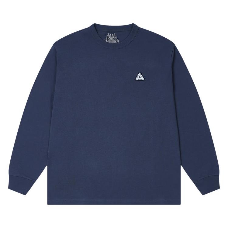 

Palace Sofar Long-Sleeve Navy Unisex Tops Blue P27LS020 XL