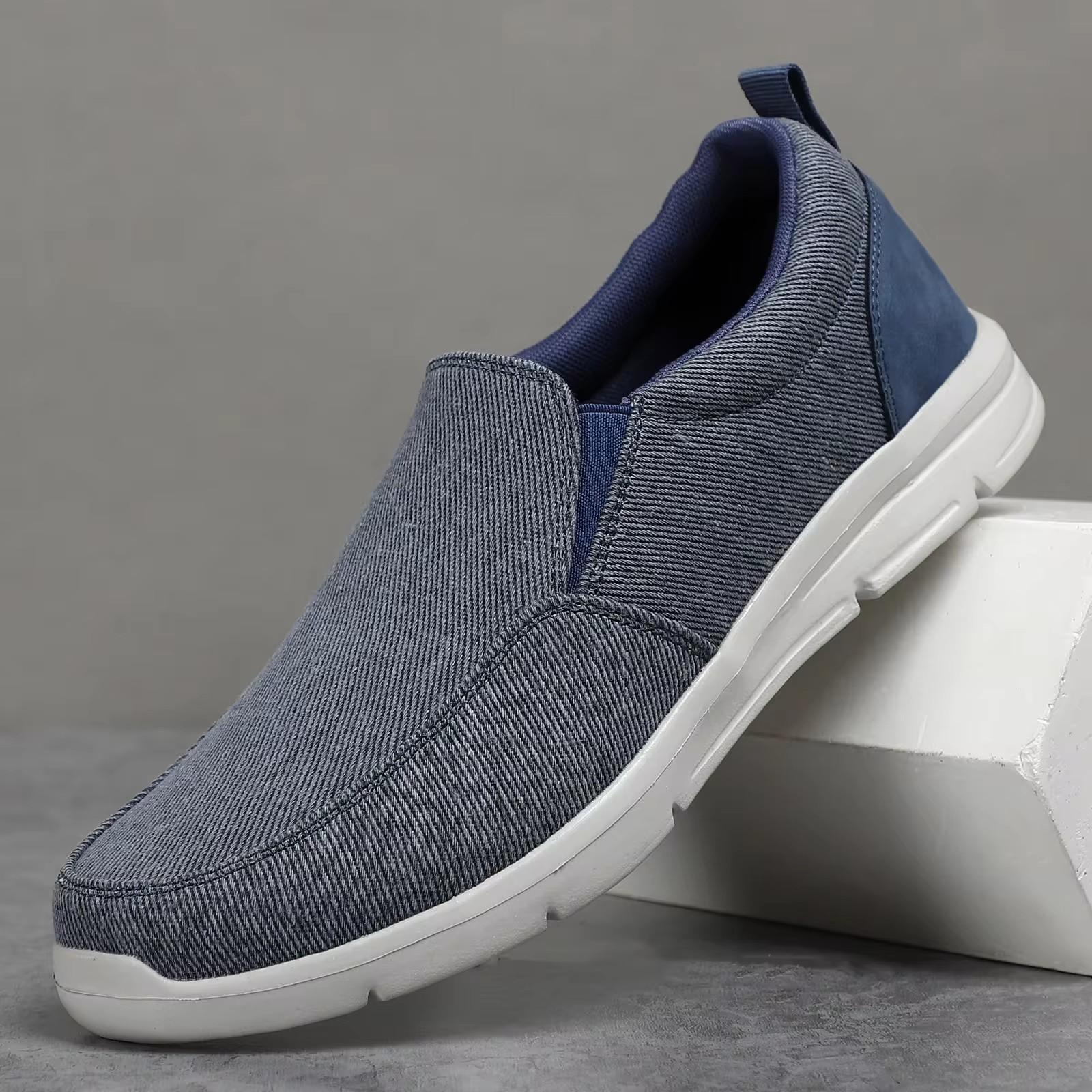 

Men Casual Shoes Canvas Breathable Loafers Men Fashion New Male Comfortable Outdoor Walking Shoes Classic Loafers Men Sneakers 40