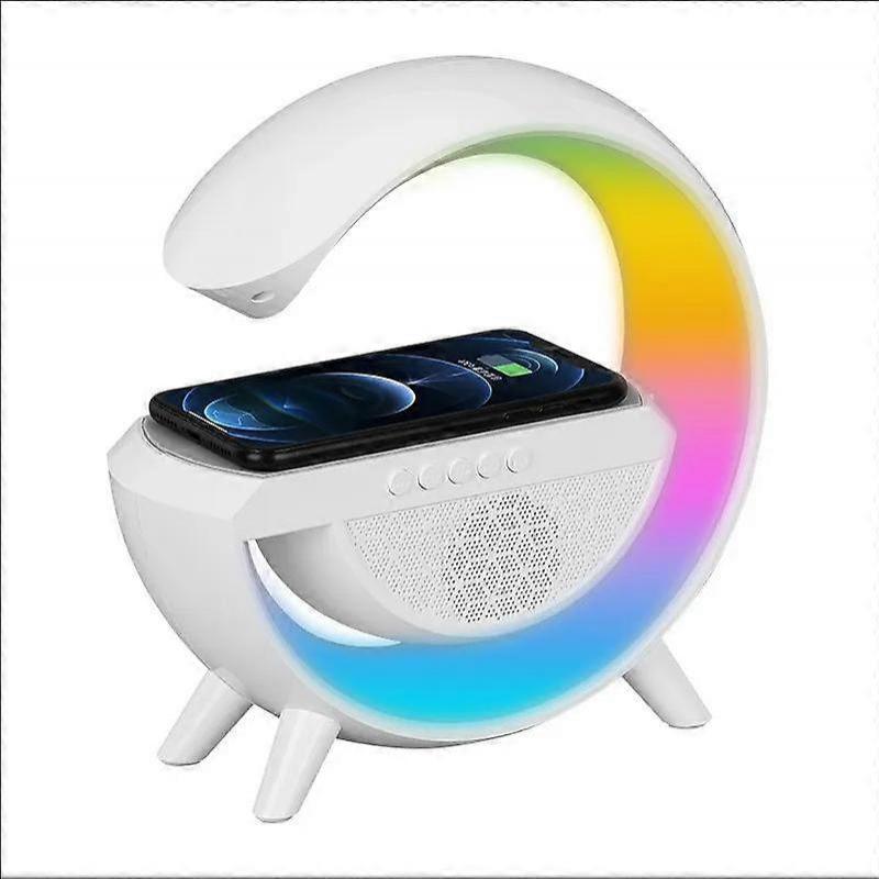 Bluetooth-Lautsprecher Big G Kabelloses Laden Buntes Nachttisch-Atmosphärenlicht Bluetooth-Audio