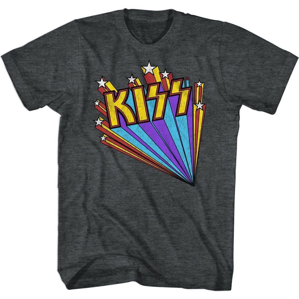 Kiss Stars Rock and Roll Music Band T-shirt Tops Tees Men's Women's Unisex