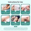 Waterproof Hydrocolloid Bandages Roll 16.4ft Hydrocolloid Patch Bandages Cuttable Pad For Wound Care Daily Wear Face Body Burns
