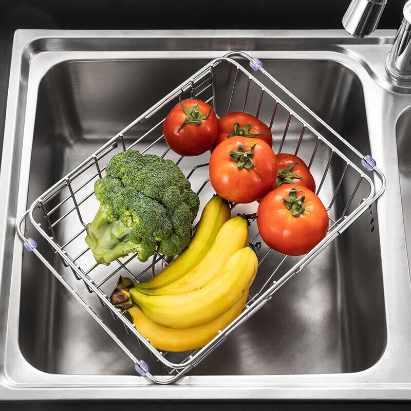 JiaDu Multi-Functional Stainless Steel Sink Drain Rack