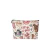 Vintage Cassette Makeup Bag with Retro Gentleman Hat Design - Makeup Brush Holder & Toiletries Storage Box