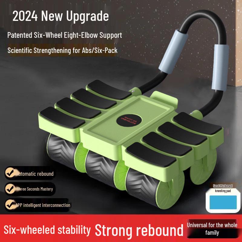 

YearSix-Wheel Automatic Ab Roller for Home Fitness