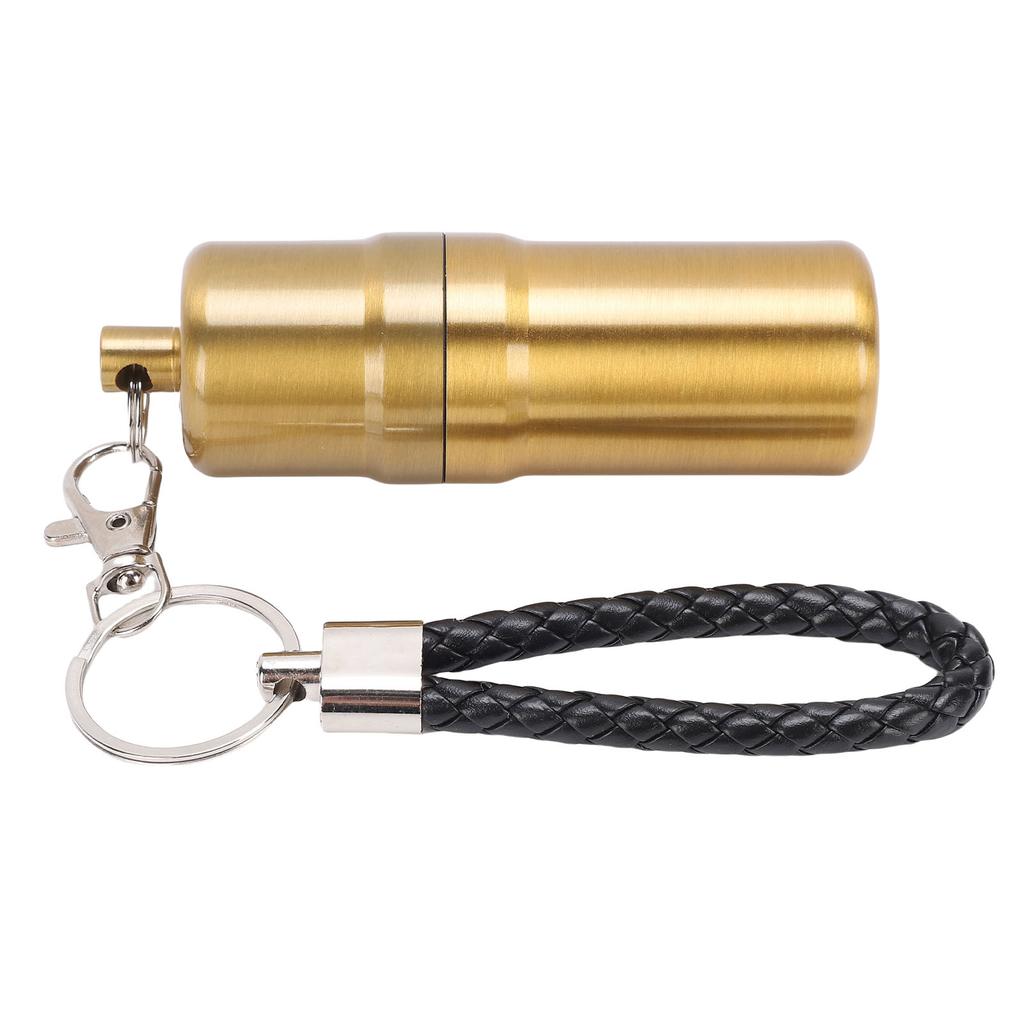 Portable Metal Storage Jar Aluminum Alloy Airtight Container Multipurpose Water Proof Small Bottle for Outdoor Camping Travel