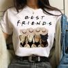 Summer Urban Girl Fashion Letter Print Simple Pure Cotton Loose Round Neck T-Shirts Women’s