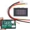 SSZYMAOYI Digital Ammeter, Voltmeter, DC0-/10A Measurement, Set of 3, LED Panel Mounted, Power Monitor