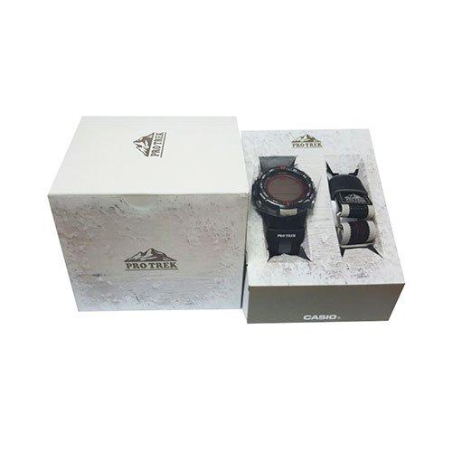 Casio Pro Trek Tough Solar Gray Męski Cyfrowy Casual Solar Wysyłka zagraniczna Casio PRW-3000G-7D