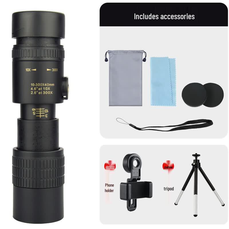 HD Monocular Telescope Kit for Smartphone Photography