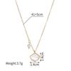 Anello Aperto INS Moda Acciaio Inossidabile Stella Marina Perla - Anello Dito Esagerato Placcato Oro 18K da Donna
