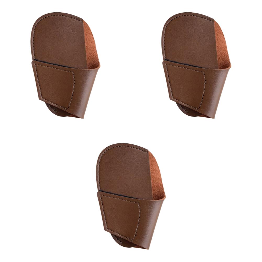3/5Pcs Universal Portable Golf HeadcoverPU Lightweight Golf Head Leather Cover for Outdoor Sports Golf Equipment Accessories